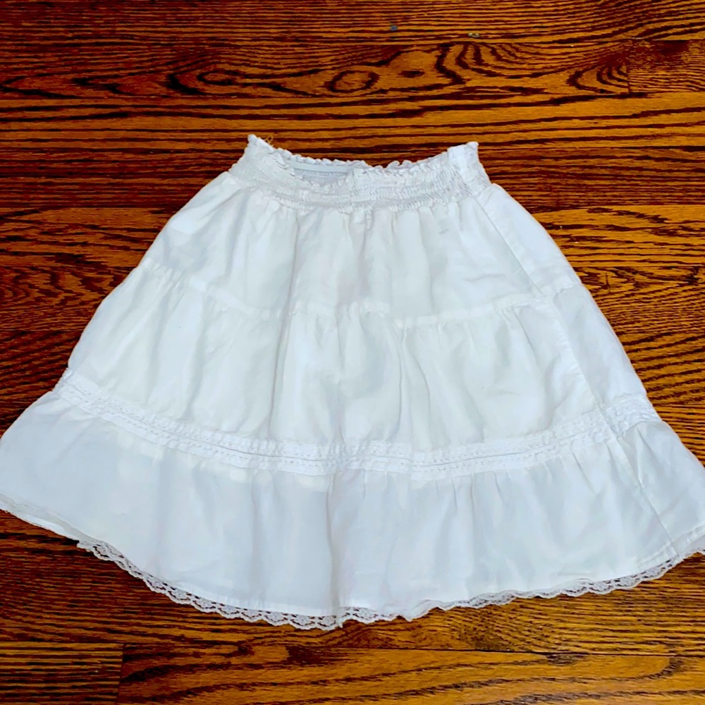 Cherokee girls white skirt